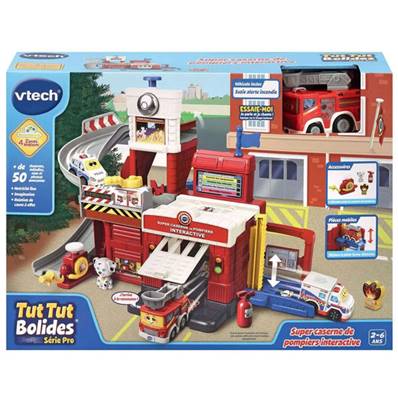 Tut Tut Bolides Série Pro - Super Caserne De Pompiers Interactive
