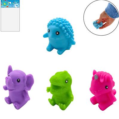 Animal AntiStress Strechy 5 Cm 4 Couleurs Assorties