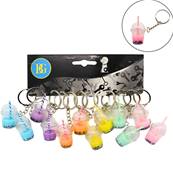 Porte-Clés Bubble Cup 5 Cm 6 Couleurs Assorties