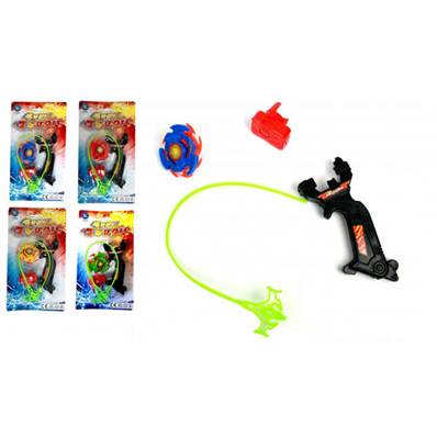 Blister Toupie de Combat 6 Cm avec Lanceur