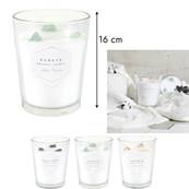 Bougie Parfumee Vase Pierre h16cm 