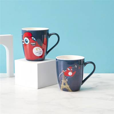 Tasse Ceramique fine Mascotte Oly 32cl 