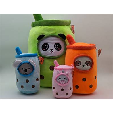 Animal Bubble Tea 4 Assortiments 20 Cm