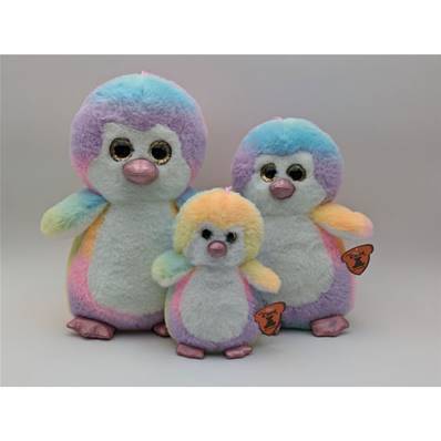 Pinguoin Pattes Brillantes Arc en Ciel 30 Cm