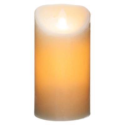 Bougie Led Blanc Cassé H20 cm