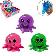 Pate Slime Pieuvre 190 Grammes 4 Couleurs Assorties