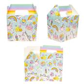 Boite Menu Enfant Licorne 14 x 9.5 x 12 Cm