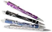 Stylo bille guilloche 13.5cm (par48)