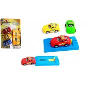 Blister 3 Voitures 7 Cm avec Lanceur