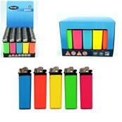 Briquet Atomic Pierre Jetable 5 Coloris Néons Assortis
