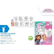 Set de Coloriage avec Stickers Gabby's DollHouse