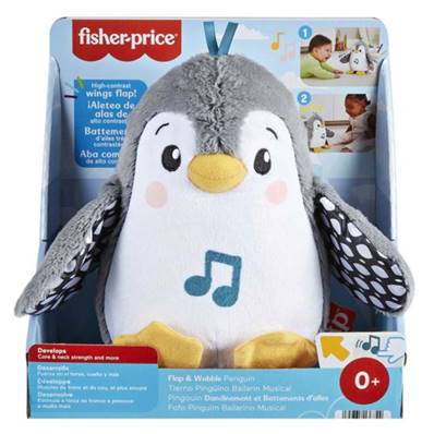 Fisher-Price – Peluche Musicale Mon Pingouin D’Éveil