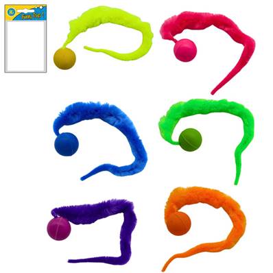 Chenille Magique Avec Balle Rebondissante 6 Couleurs Assorties