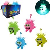 Puffer Lumineux Gros Yeux 11 Cm 4 Couleurs