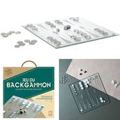 Jeu de Backgammon en Verre 