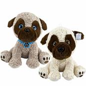 Peluche Chiens 2 Ass. 20 Cm