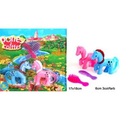 Blister Animal à Coiffer 6 Cm et 2 Accessoires
