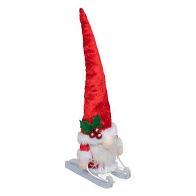 Gnome Rouge Luge 25cm