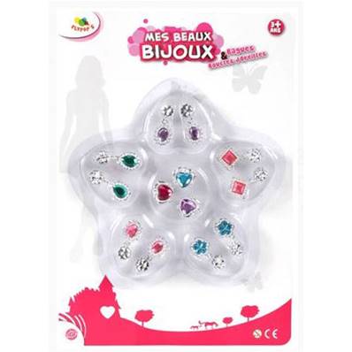 Blister 3 Bagues & 5 P.Boucles Oreille