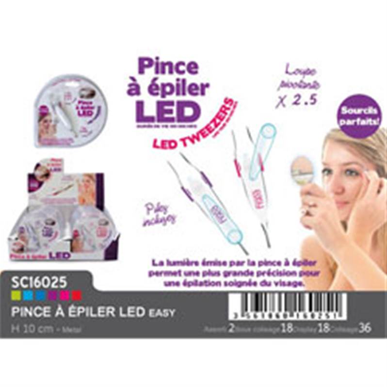 Pince à Epiler Led Easy