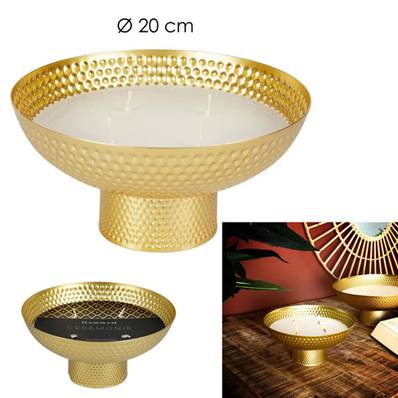 Bougie Parfumée Métal Dalila D20cm 