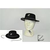 Chapeau Effet Tissu Zorro