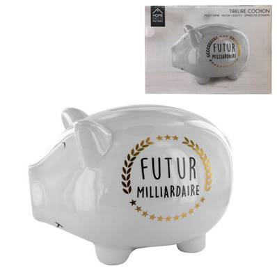 Tirelire Cochon XXL 27 x 18.5 x 21 Cm