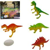 Blister Animal Dino Oeuf 10/14 Cm SET 4 Pièces 2 Ass