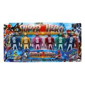 Blister Figurine Super Héros 6 Pièces 11Cm