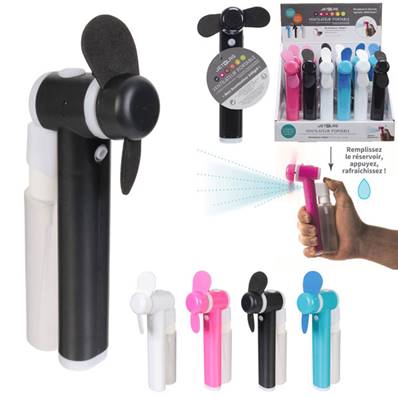 Ventilateur avec Brumisateur portable 