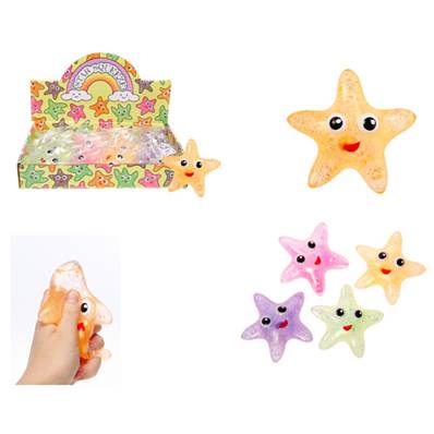 Antistress Etoile Paillettes 10 x 10 Cm