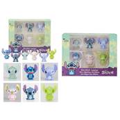 Boite Vitrine 6 Figurines Assorties Stitch 14 x 18 x 4 cm