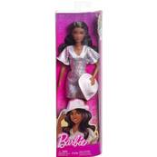 Poupée Barbie Fashionistas Robe Argentée