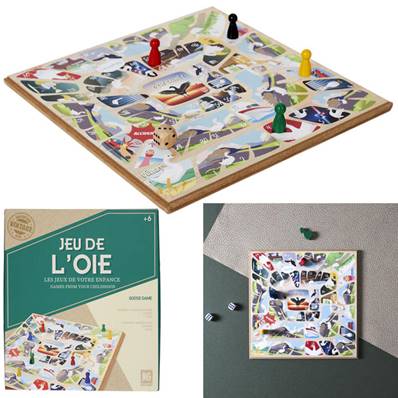 Jeu de L'Oie en Bois