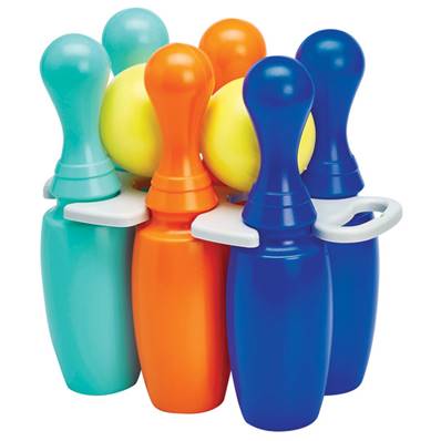 Jeu de 6 quilles Bowling 23 cm