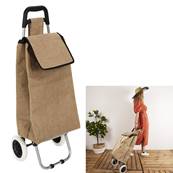 Chariot Shopping 2 roues en Jute 