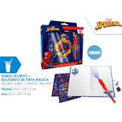 Carnet Secret avec Stylo Encre Magique Spiderman