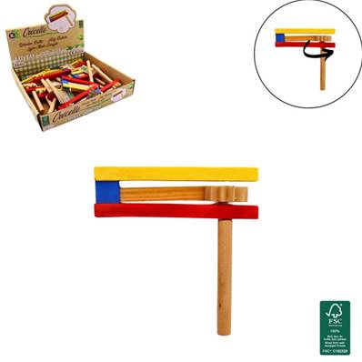 Jeu Bois FSC Crecelle 11 Cm