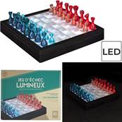 Jeu D'Echec Transparent LED