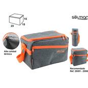 Sac Glaciere Gris Orange 23 x15 x15