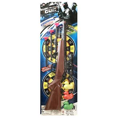 Blister Fusil Flêches et Canards 49 x 16 Cm