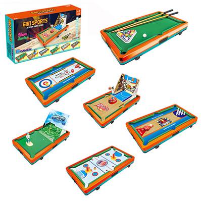 Arcade Plateau de 6 Jeux en 1