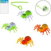 Araignée 7 Cm avec Lanceur 4 Couleurs Assorties