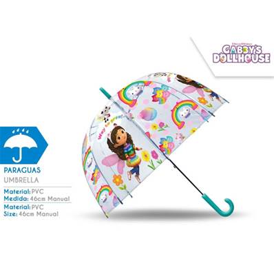 Parapluie Transparent 48 Cm manuel Gabby's Dollhouse 