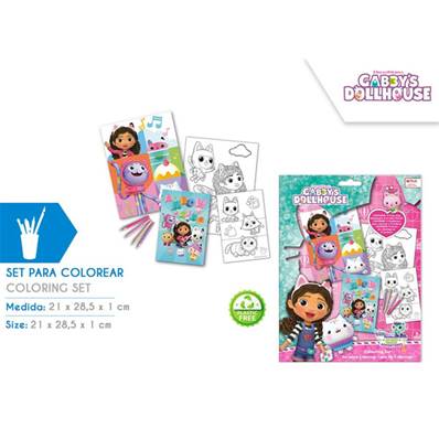 Set de Coloriage Gabby's DollHouse