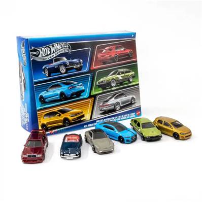 Hot Wheels Lot de 6 Voitures Jouets moulées sous Pression 1:64