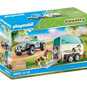 Playmobil - Voit. &Van Pour Poney
