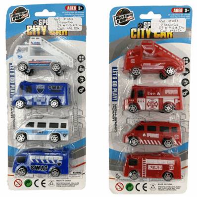 Blister 4 Vehicules 2 Ass.
