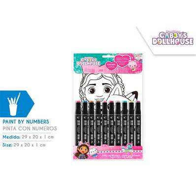 Set de Coloriage 10 Feutres Gabby's DollHouse