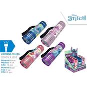 Lampe de Poche 9 Led en Aluminium Stitch